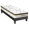 Image de BELLECOUR LITERIE - Ensemble BELLECOUR 3.0 90x190 cm - Matelas Ressorts ensachés + Sommier Bois