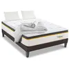 Image de BELLECOUR LITERIE - Pack Prêt à dormir BELLECOUR 3.0 90x190 cm - Matelas Ressorts ensachés + Sommier + Accessoires