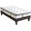 Image de BELLECOUR LITERIE - Ensemble REINA 2.0 90x190 cm - Matelas Ressorts ensachés + Sommier Bois
