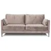 Image de Canape droit MAISON AUBERTIN 2 places en velours beige 94 x 183 x 85 cm