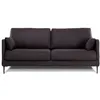 Image de Canape droit MAISON AUBERTIN 2 places en tissu gris 94 x 183 x 85 cm