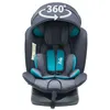 Image de ZELI Siège-auto évolutif i-Size 360° enfants de 40 à 150 cm 0-36 kg Isofix Top Tether Vert avec canopy