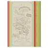 Image de Torchon coton jacquard basilic 50x70 vendu au mètre(...) -