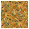 Image de Tissu 100% coton Zanzibar Animaux exotiques vendu au mètre(...) - Safran Orange