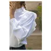 Image de Tissu charmeuse viscose uni vendu au mètre(...) - 0001 Blanc