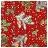 Image de Tissu coton Noël rouge gorge vendu au mètre(...) -