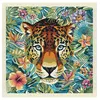 Image de Tissu carré jacquard 48/48 tigre(...) - Multicolore