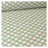 Image de Tissu coton Plumes de Paon vendu au mètre(...) - Bronze/paon Multicolore