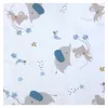Image de Tissu coton enfant éléphant vendu au mètre(...) - Bleu