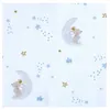 Image de Tissu coton enfant lune vendu au mètre(...) - Bleu