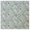 Image de Tissu coton Bio feuillage blanc vendu au mètre(...) - Vert