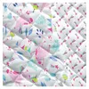 Image de Tissu enfant matelassé coton licorne vendu au mètre(...) - 0001 Blanc