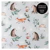 Image de Tissu coton impression numérique lapins et oursons vendu au mètre(...) - Blanc