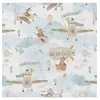 Image de Tissu coton enfant numérique aviateurs vendu au mètre(...) - 0001 Blanc