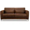 Image de Allan - Canapé 3 places convertible - Ouverture express - couchage quotidien - Style Industriel - Marron