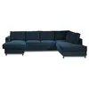 Image de Canape angle fixe LISA DESIGN 7 places en polyester gris 297 x 297 x 84 cm