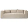 Image de Canape angle fixe LISA DESIGN 3 places en polyester beige 230 x 230 x 67 cm