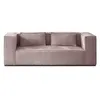 Image de Canape angle fixe LISA DESIGN 2 places en polyester rose 196 x 196 x 67 cm