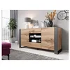 Image de Willow - buffet bas - bois et gris - 164 cm - style industriel couleur - bois / gris
