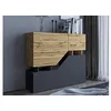 Image de Pitt - buffet haut - 120 cm - style industriel - Bois / Gris