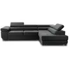 Image de Canape angle fixe BEST MOBILIER 5 places en polyester gris 272 x 272 x 70 cm