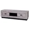 Image de Otis - meuble TV - effet bois gris - 2 tiroirs et 1 niche - 170 cm - Bois / Gris