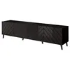 Image de Chloe - meuble TV - 4 portes - 200 cm - Noir