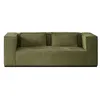 Image de Canape angle fixe LISA DESIGN 2 places en polyester vert 196 x 196 x 67 cm