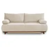 Image de Canape droit BEST MOBILIER 3 places en polyester beige 193 x 193 x 84 cm