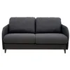 Image de Cosmos - canapé 3 places convertible express couchage quotidien 140 cm matelas 11 cm en tissu - Gris Anthracite