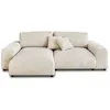 Image de Canape angle fixe LISA DESIGN 4 places en polyester beige 237 x 237 x 79 cm