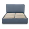 Image de Goyave - lit coffre - 140x190 - en tissu - sommier inclus - Bleu