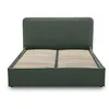 Image de Goyave - lit coffre - 160x200 - en tissu - sommier inclus - Vert