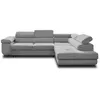 Image de Canape angle fixe BEST MOBILIER 5 places en polyester gris 275 x 275 x 70 cm