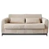 Image de Canape droit LISA DESIGN 3 places en velours beige 195 x 195 x 88 cm