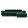 Image de Canape angle fixe BEST MOBILIER 6 places en polyester vert 280 x 280 x 70 cm