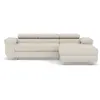 Image de Canape angle fixe BEST MOBILIER 6 places en polyester beige 280 x 280 x 70 cm