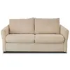 Image de Maho - canapé 2 places convertible express couchage quotidien 140 cm matelas 11 cm en velours côtelé - Beige