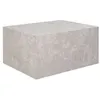 Image de Pula - table basse - effet marbre - 80 cm - Beige