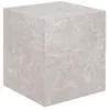 Image de Pula - bout de canapé - effet marbre - 40 cm - Beige