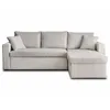 Image de Canape angle fixe BEST MOBILIER 4 places en polyester gris 222 x 222 x 83 cm