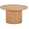 Image de Oliva - table basse ronde - effet bois - 80 cm - Bois