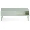 Image de Sofia - table basse - vert sauge mat - 1 niche - 110 cm - Vert sauge