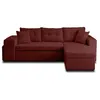 Image de Canape angle fixe BEST MOBILIER 4 places en polyester violet 246 x 246 x 85 cm