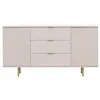 Image de Monica - buffet - beige - 3 tiroirs et 2 portes - 150 cm - Beige
