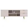 Image de Monica - meuble TV - beige - 4 niches et 2 portes - 150 cm - Beige