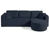 Image de Canape angle fixe BEST MOBILIER 4 places en polyester bleu 240 x 240 x 86 cm