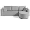 Image de Canape angle fixe BEST MOBILIER 4 places en polyester gris 240 x 240 x 86 cm