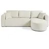 Image de Canape angle fixe BEST MOBILIER 4 places en polyester beige 240 x 240 x 86 cm