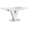 Image de Table a manger extensible sans tiroir BEST MOBILIER 6 personnes en mdf 120 x 80 cm